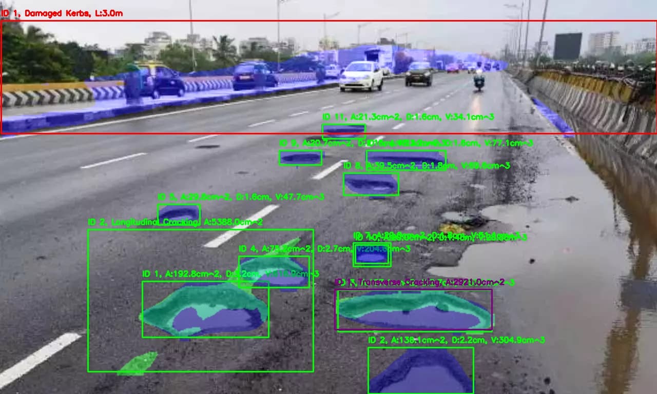 Road defect example 1