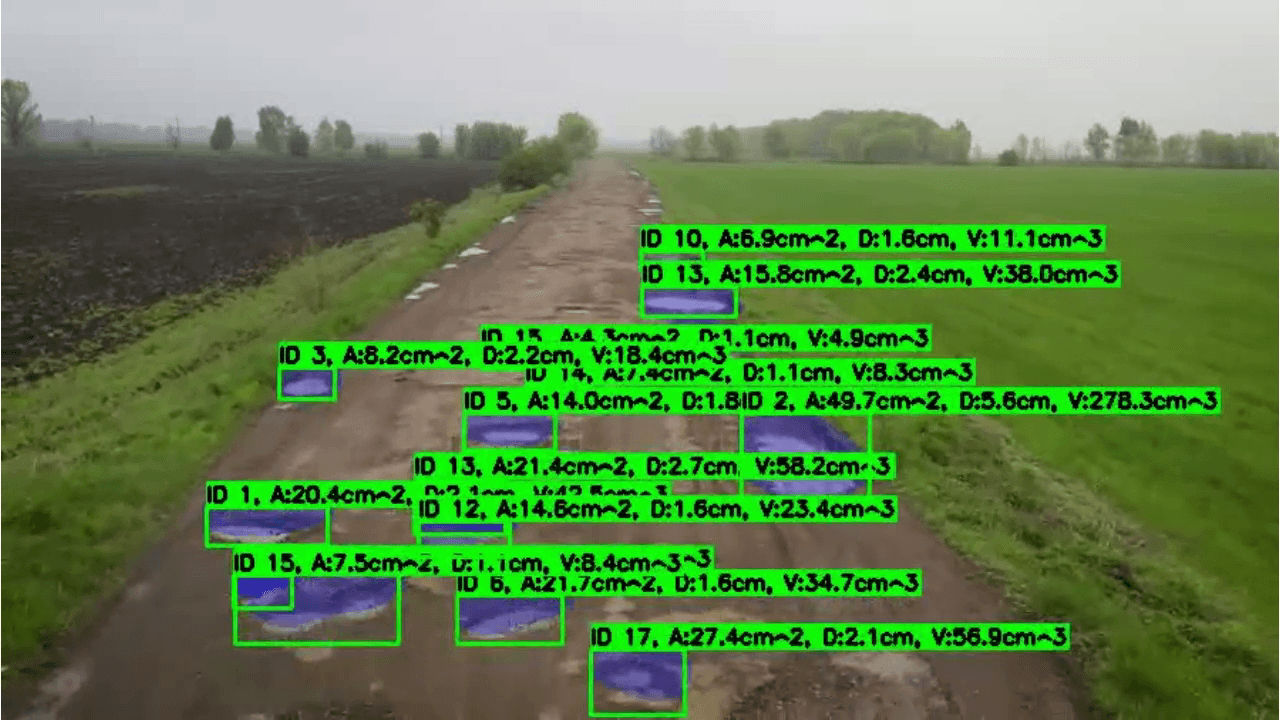 Road defect example 4