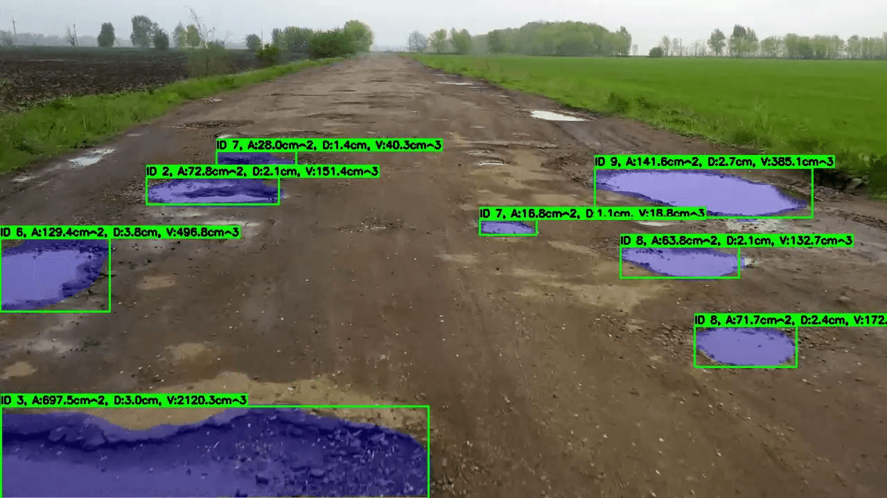 Road defect example 5